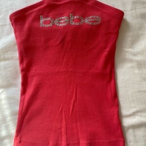 Classic Y2k Bebe Pink Tube Top
